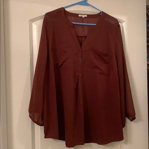 Maroon blouse